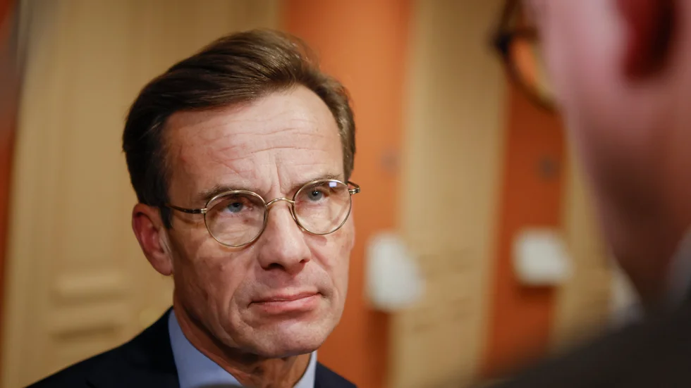 Miljöpartiet vill att konstitutionsutskottet granskar statsminister Ulf Kristersson (M). Arkivbild.