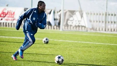 LIRAR EJ. IFK Luleås nye mittfältare Samba Mboob, får vänta på seriedebuten.