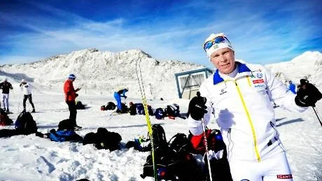 NÖJD. Sverige har haft en bra skidhelg i Kanada och Kalixkaptenen Lars Öberg var nöjd.