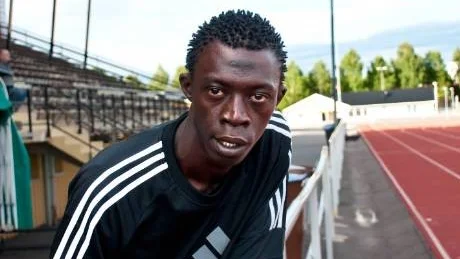 FINT LÖPSTEG. Alkali "Max" Jammeh från Gambia satsar på 100 och 800 meter.