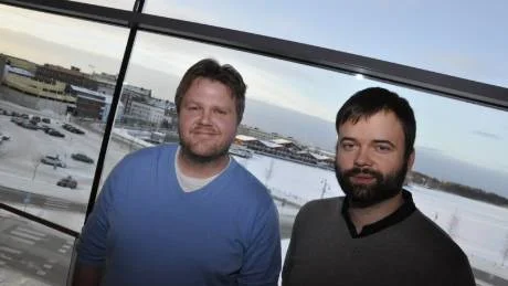 Patrik Öhlund och Patrik Örnkloo på Kulturens hus.