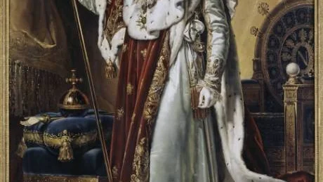 l Napoleon i kröningsdräkt. Av François Gérard. Foto: Alexis Daflos/Kungliga Husgerådskammaren