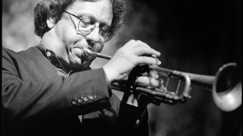 Ledare. Tim Hagans, var under flera år konstnärlig ledare för  Norrbotten Big Band. Bilden är från år 2000.