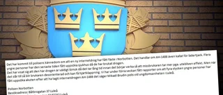 Falsk knarkvarning