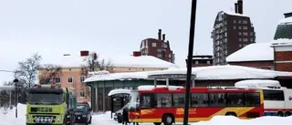 Parkeringsstrul på busstationen