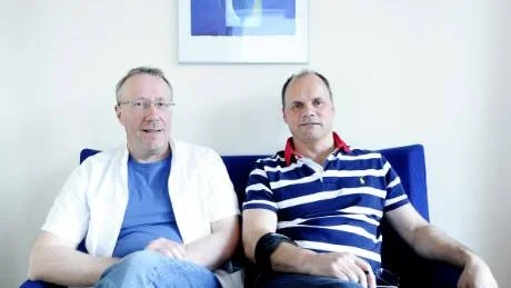 Bra yrkesval. Åke Bröms och Calle Eriksson trivs med att vara tandläkare. Foto: Linn Kangas Fantenberg