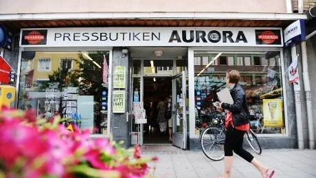 MÅNGÅRIG. Anders Nilsson har varit ägare till pressbutiken Aurora i 22 år.