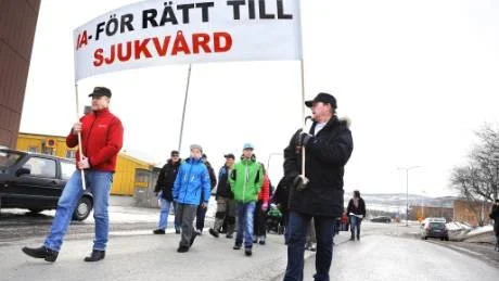 Tåget tog aldrig slut, hela tiden strömmade fler demonstranter förbi.