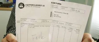 Varning för nya falska fakturor