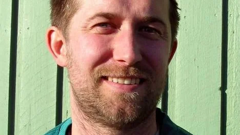 Daniel Grönlund, född 1975, spelande tränare, ÄIF division 3 norra Norrland 2008.
