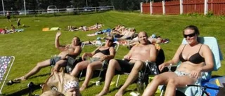 Värmen har äntligen kommit till inlandet