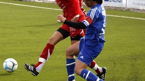 Emma Johansson svarade för matchens enda mål när Piteå i fjärde seriematchen tog första segern genom 1-0 mot Vasalund. (Arkivbild)
