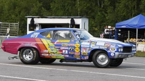 Michael Öberg, Älvsbyn, tävlade i Streetklassen med sin Chevrolet Chevelle. Michael var en av få lokala förare som körde under gårdagen. Varken klasserna Top Fuel eller Funny Car hade något kval.