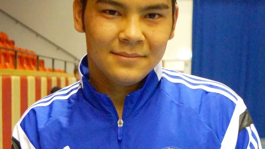 NÖJD. Kiruna SK:s Hassan Hosseini, 16, gladde sig åt en DM-titel och en bronsmedalj i sina två första tävlingar i brottning.
