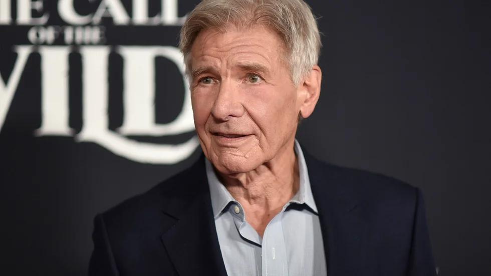Harrison Ford kliver in i "Captain America"-världen. Arkivbild.