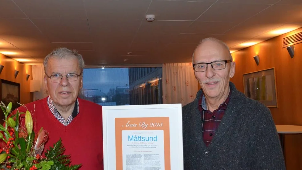 Bybor. Måttsundsborna Ulf Eberfeldt och Nils Nordlund bor i Årets by.