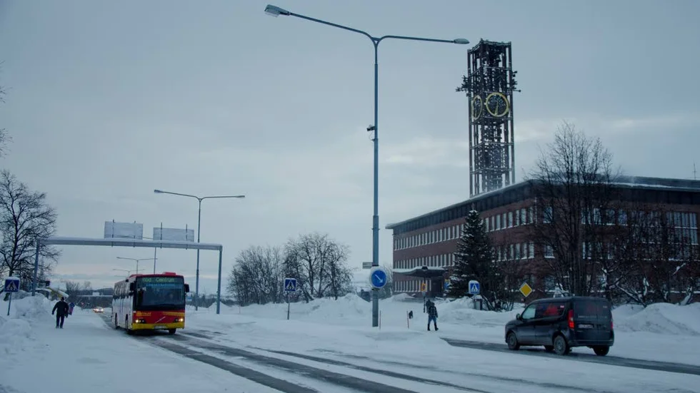 Centrum. Senast under hösten 2016 beräknas nya E10:an gå genom centrala Kiruna.