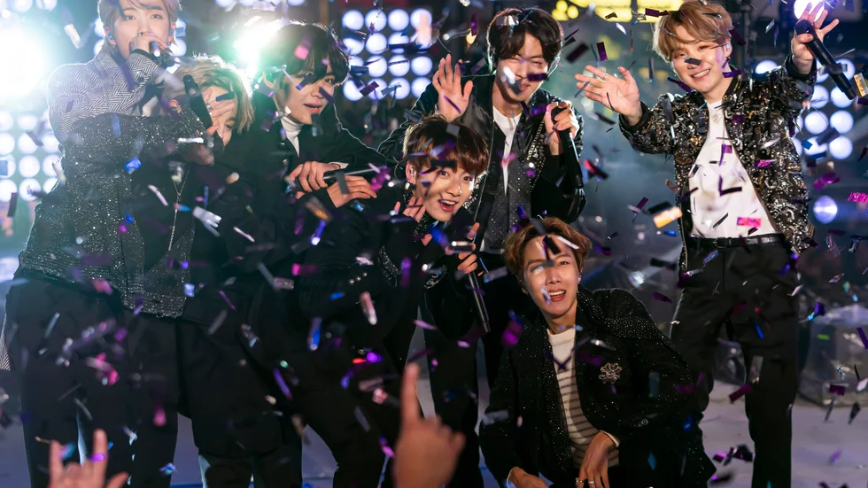 K-popbandet BTS återförenades på lördagen. Arkivbild.