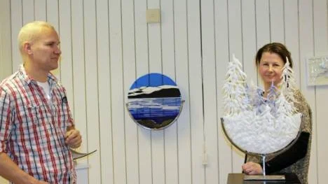 När de inte är konstnärer jobbar både Bengt-Peder Björn och Karin Andersson som lärare.