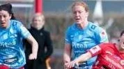 Två av seriens mest fysiskt starka lag möttes och det märktes. Anna Westerlund vek inte undan i närkamperna.