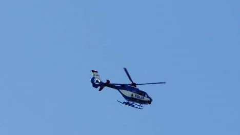 Med hjälp av helikopter kommer polisen bevaka skotertrafiken i Arjeplogsfjällen från ovan. (Arkivbild).