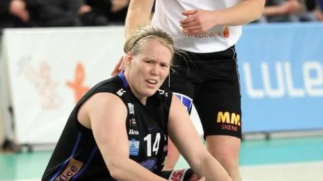 Traci Edwards blev Northlands bästa poängplockare i första SM-finalen mot Telge. Men Luleålaget förlorade. (arkivbild)