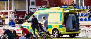 Burgin bröt två ben