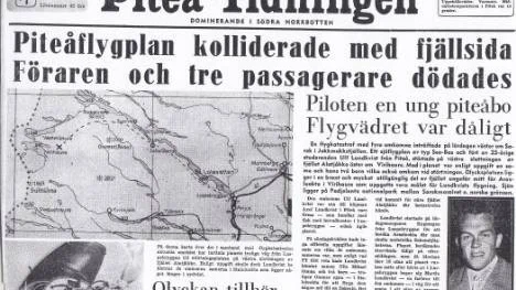 I augusti 1963 omkom Ulf Lundkvist, son till företagets grundare, tillsammans med tre andra personer,under en transportflygning i fjällvärlden.