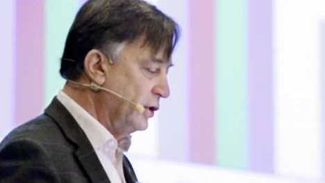 Matthias Rapp, ordförande för Svenskt Vindkraftstekniskt Centrum (SWPTC) vid Chalmers i Göteborg, är involverad i planerna på ett centrum för forskning och tester av vindkraft i kallt klimat. (Arkivbild)