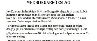 Han vill bjuda Luleåborna på EM-fest