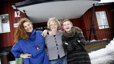 PREMIÄRKVÄLL. Anna Azcárate, Britta Nordström och Valentina Svensson är tre av de fem kvinnor som visar upp sina filmer på fredagens premiärkväll. Och de är alla spända på vad publiken kommer att tycka.