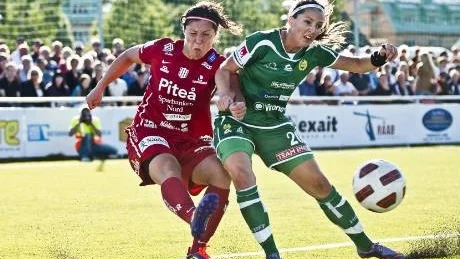 OSÄKER. Framtiden i Piteå IF för den kanadensiska anfallaren Melissa Tancredi är osäker. "Hon är väl den som haft lite bekymmer att komma in i det", säger  Anders Eriksson i sportkommittén.