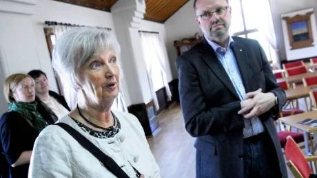 INTE UTANFÖR. "Ett avtal utan USA och Kina är otänkbart. Jag tror båda kommer med", sade Inger Jägerhorn. TIll höger Stefan Tornberg.