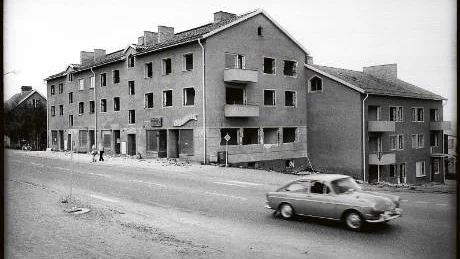 TIDIGA BILDER. Bild från Malmberget, fotograferad 1969 - 1978. Foto: ERIK HOLMSTEDT