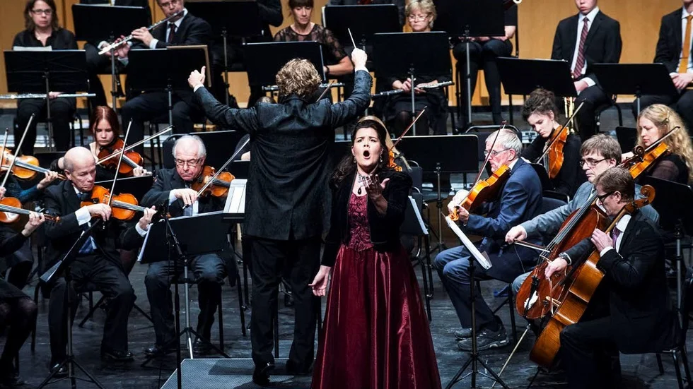 Dramatisk sopran. Pia-Karin Helsing satte prägel på Bodens orkesterförenings höstkonsert.