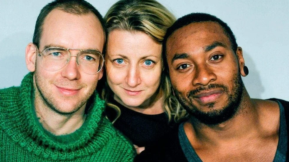 Fabian Kallerdahl, Mirja Burlin och Camilo Bresky.