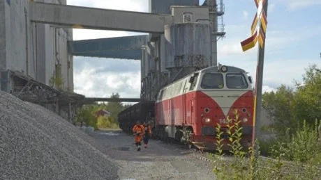 kalktågen kör mellan Orsa och Gällivare två gånger i veckan.