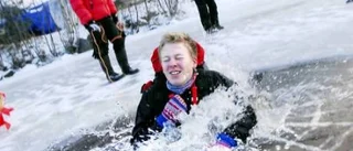 Dagen börjar med ett dopp