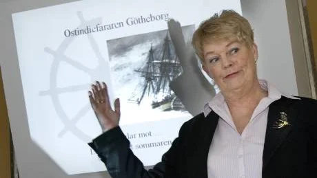 KALASBÅT. ”Luleå får besök av en världsstjärna”, konstaterade Margit Eklund, VD i Luleå Mäss & Kongress.Foto: Mattias Isaksson