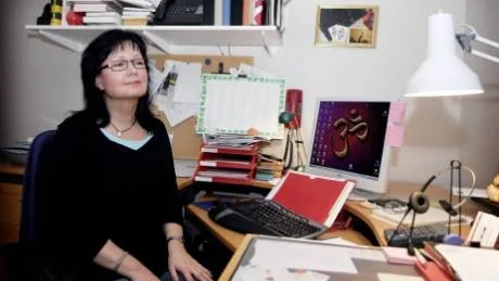 FÖRDELARNA ÖVERVÄGER. Christina Sandström, Akirum, tror att det härsohus där olika företag finns samlade gör det lättare att nå ut till kunderna.
