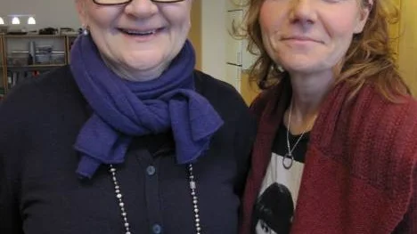 Berit Myrholm och Lena Lundberg är båda lärare och jobbar med UF.