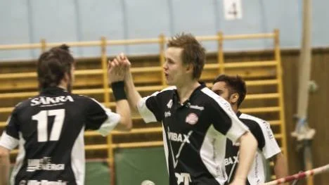Johan Eklöf blev tvåmålsskytt för Wibax Piteå mot K 4 IF.