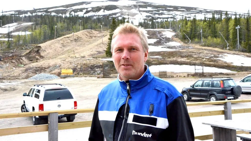 Toppen. Urban Olofsson tror att den nya liften kommer att locka fler besökare till Dundret.