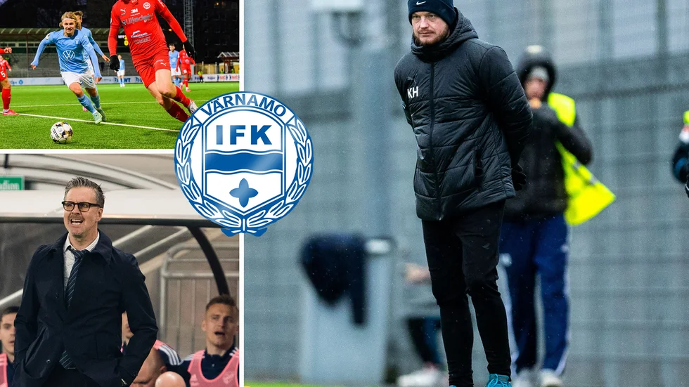 Kim Hellberg (till höger) gör sin första säsong som huvudansvarig i ett allsvenskt lag. Han hyllar både nyförvärvet Hampus Näsström från Sylvia och IFK-tränaren Rikard Norling.
