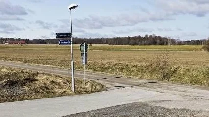 Nu tar cykelvägen slut vid Klastorp.