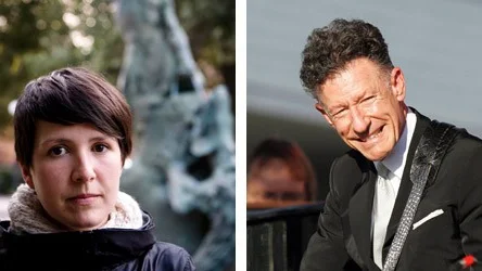 Carolina Wallin Pérez och Lyle Lovett.
