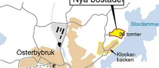 Tomtplaner vid Klockarsvedjan