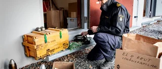 Polisen: ”Vi har fått bort mycket ammunition”
