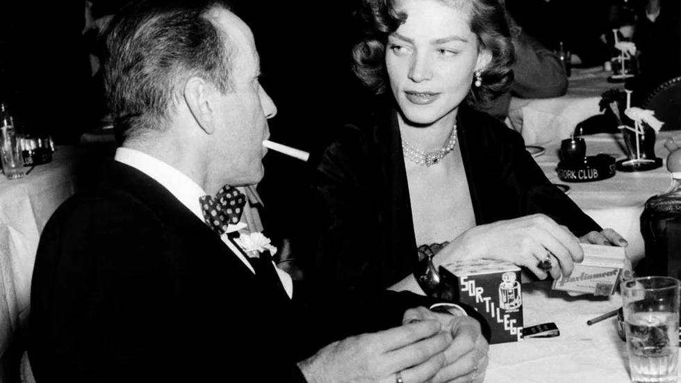 Lauren Bacall och Humphrey Bogart.