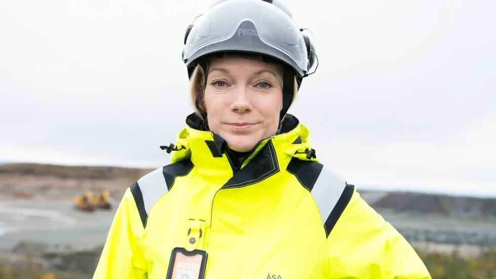 "Vi följer de villkor som finns i domen", säger Åsa Allan, vice VD i Kaunis Iron